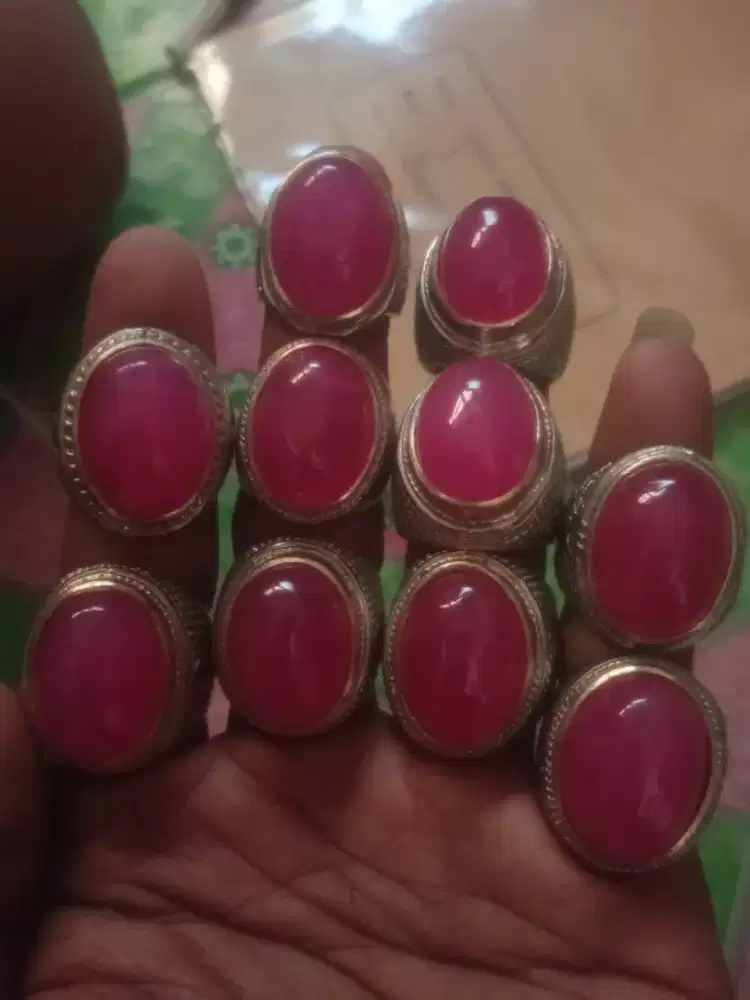 Ruby Afrika ukuran jumbo asli natural