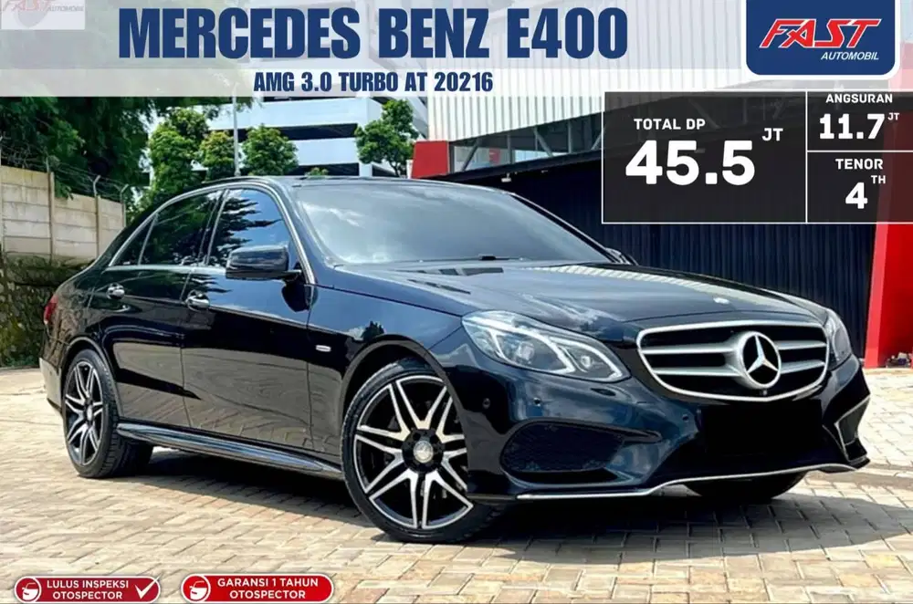 BERGARANSI MERCEDES E400 MATIC 2016 AMG 3.0 AT PAJAK PANJANG
