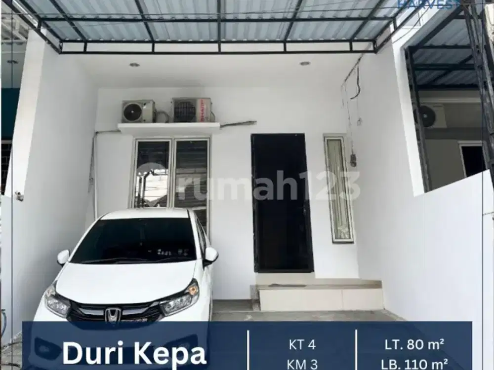 Dijual Rumah Modern Minimalis di Duri Kepa