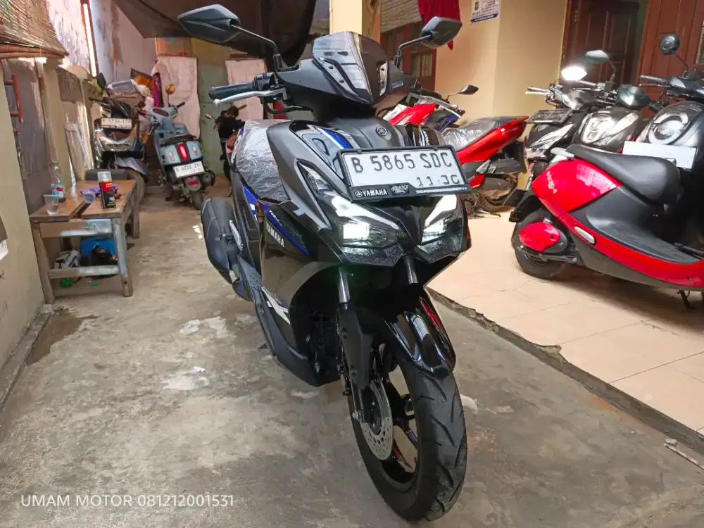 KM 4RB YAMAHA AEROX ALPHA 2025 BLN 11 BS TT 2024 DI CILEDUG HARGA PAS