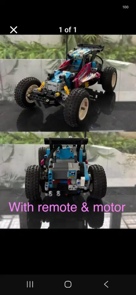 Lego off road buggy with remote control