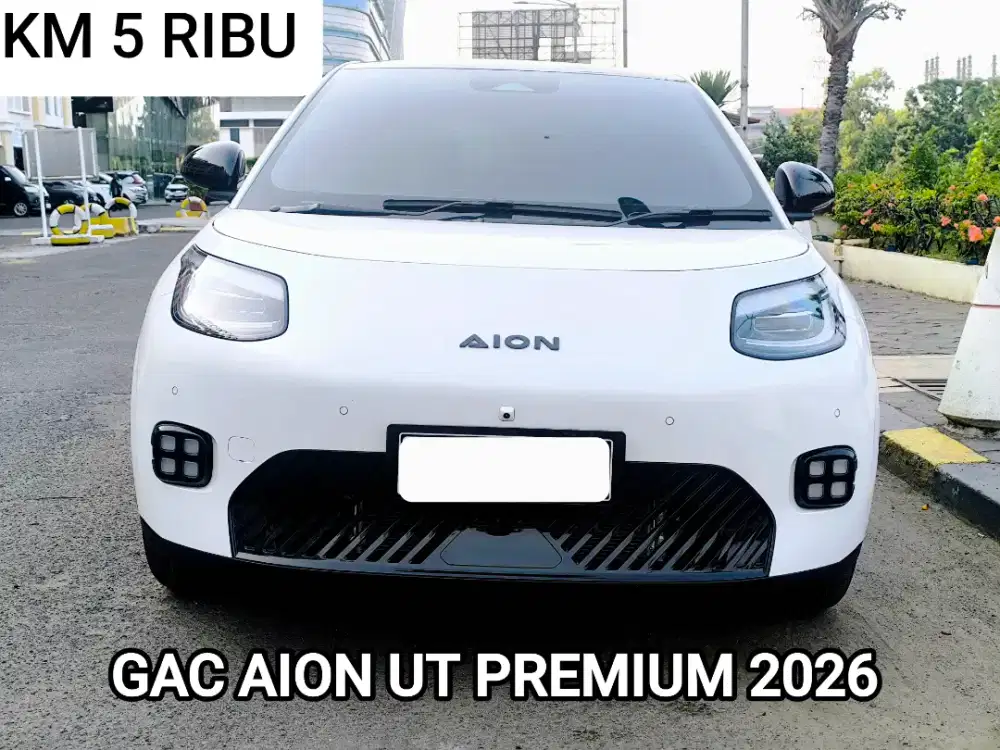 GAC AION UT PREMIUM 2026 AT EV, KM 5Ribu, Pajak APRIL 2027