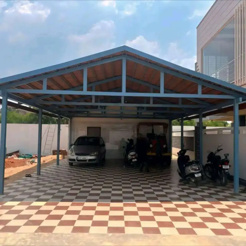 Kanopi minimalis modern