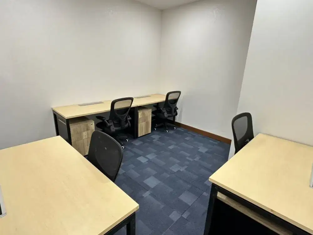 Sewa Ruang Kantor Bekasi M Gold Tower 4 Meja Sudah Full Furnish Free Ruang Meeting