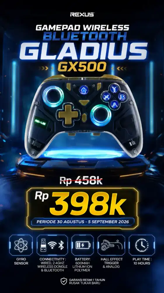 Gamepad wireless rexus Gladius GX500