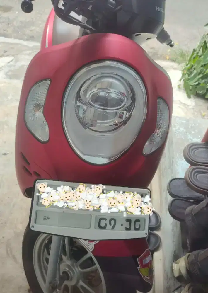 Honda Scoopy Matte Red