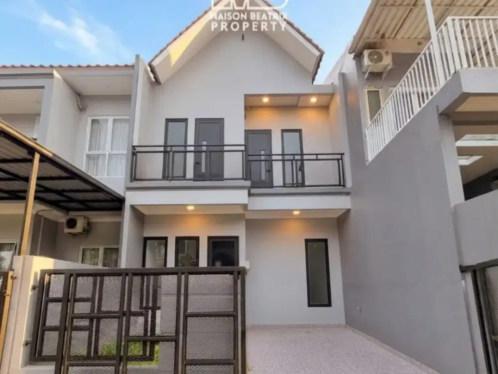 RUMAH BARU TAHAP FINISHING LOKASI BAGUS DAN SANGAT STRATEGIS DI KENCANA LOKA BSD CITY - TANGSEL