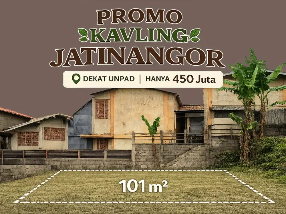 Kavling Premium Jatinangor Dekat Kampus dan Jalan Raya