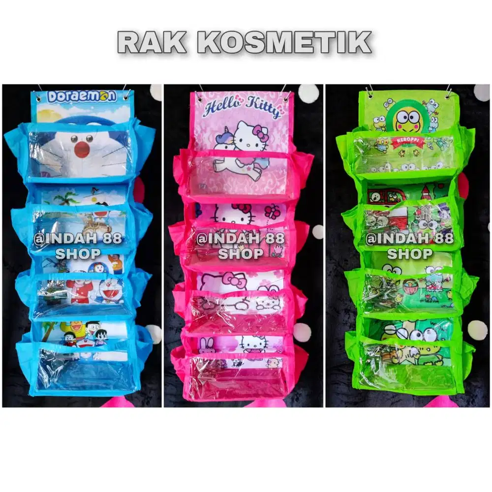 Rak Kosmetik Alas Triplek Gantung
