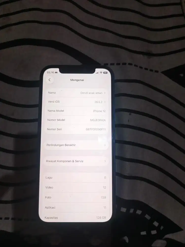Iphone 12 128 resmi ibox