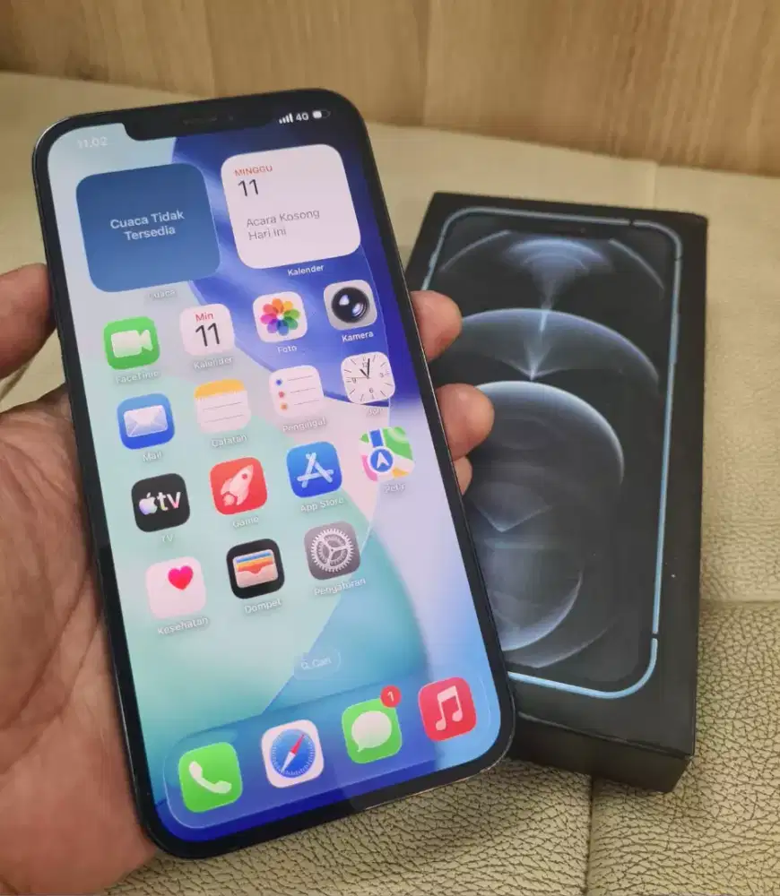 Iphone 12 promax 512gb sinyal permanen