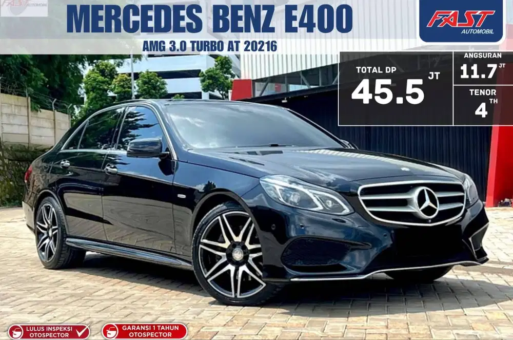 DP 45JT MERCY E400 AMG 2016 PANORAMIC LOW KM.48RB ANTIK & TERAWAT