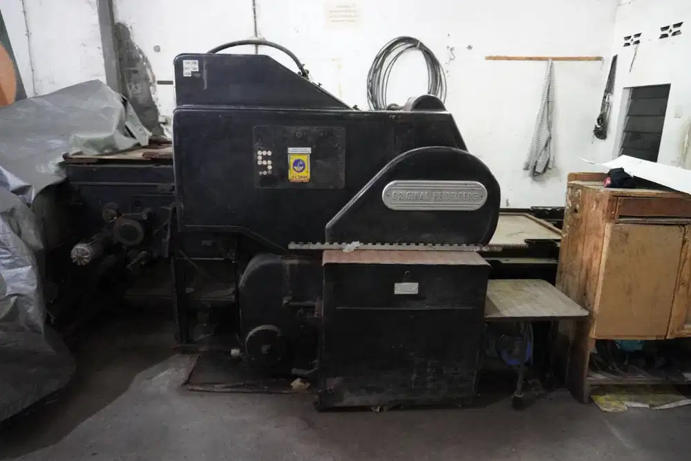 DIJUAL HEIDELBERG ORIGINAL CYLINDER 64×89 CM – MESIN PLONG / DIE CUTTI