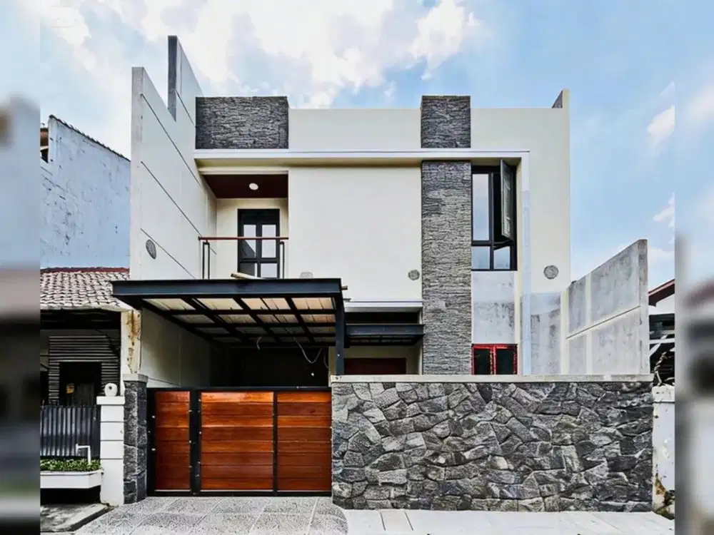 Rumah Baru Design Modern Natural Di Rawamangun Jakarta Timur