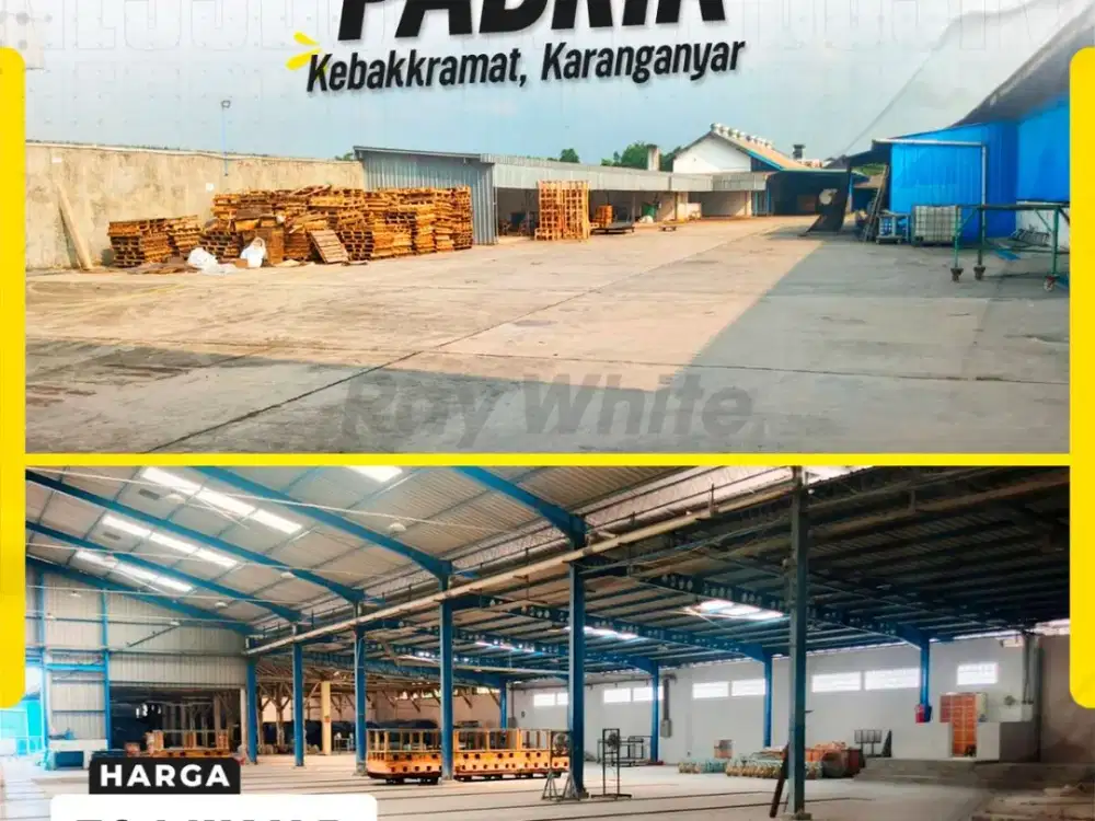 For Sale!! Gudang Luas 1 Hektar Di Kebakkramat Karanganyar Zona Industri Dekat Tol