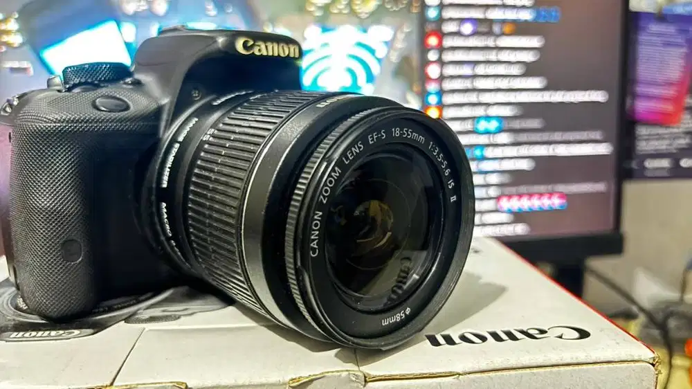 Camera Canon 100D kit 18-55mm is ll