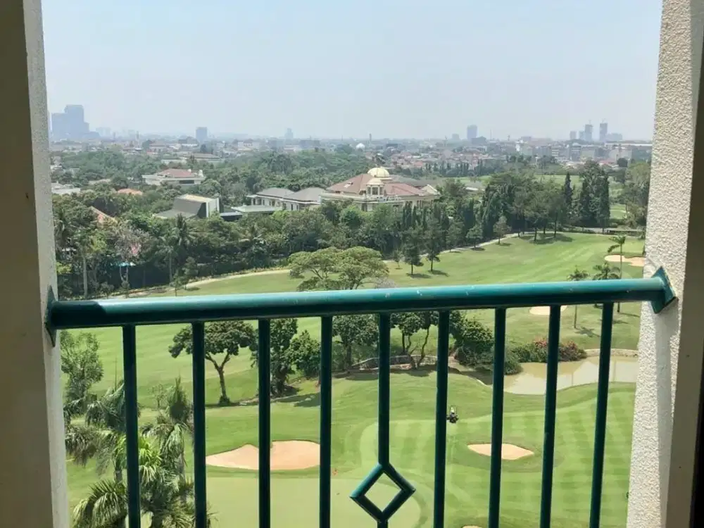 Apartemen Bukit golf premium di pondok indah 3kamar, view golf course lokasi strategis dekat Pondok Indah Mall, rumah sakit, sekolah, jalan tol, dll