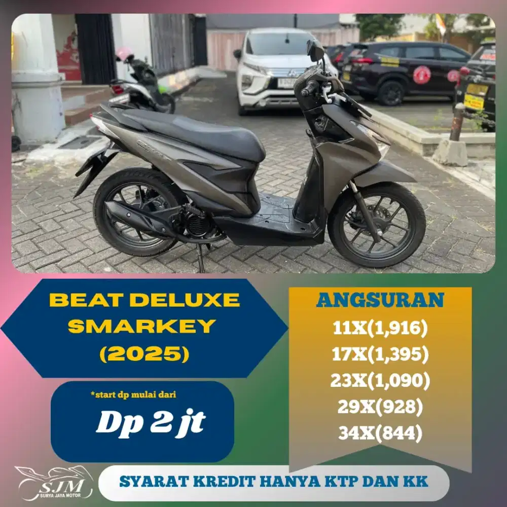 HONDA BEAT DELUXE SMARTKEY 2025 MESIN HALUS
