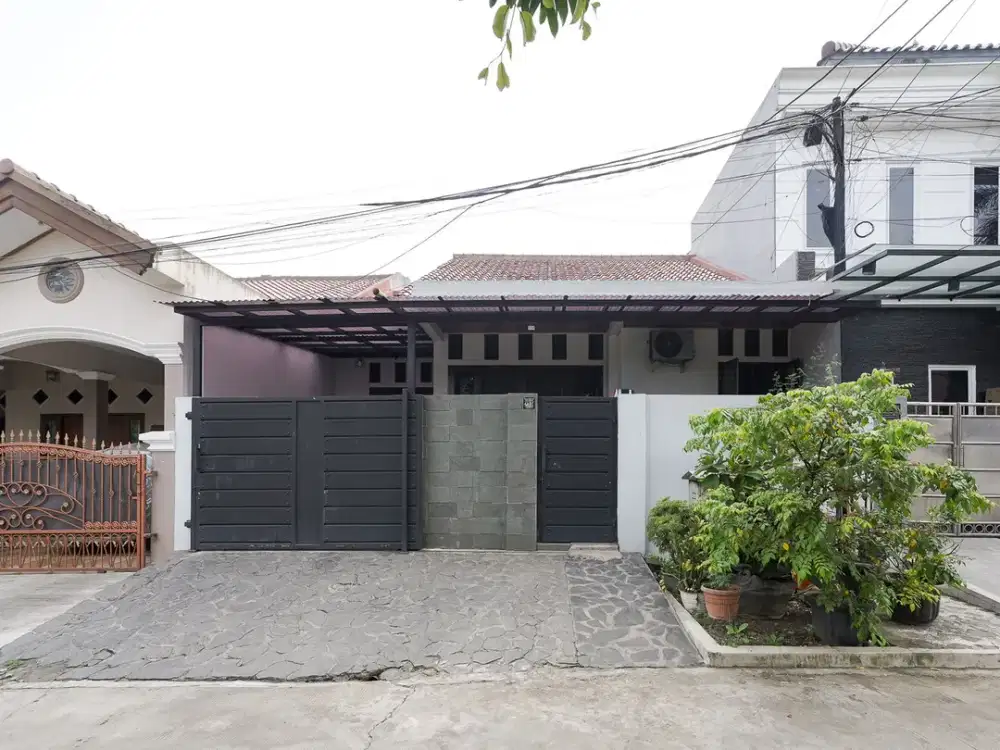 Rumah Bebas Banjir 15 Mnt ke LRT Bekasi Barat SHM Hadap Selatan J-54755