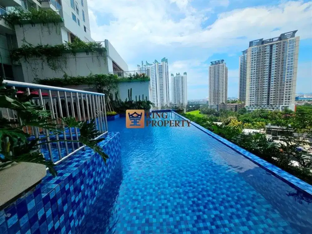 Golf View, Dekat JI Expo Kemayoran! Disewa 2BR dgn Private Lift Springhill Royale Suites Unfurnished Rapi Brandnew, 5 Menit ke RS Mitra Kemayoran Jkt.