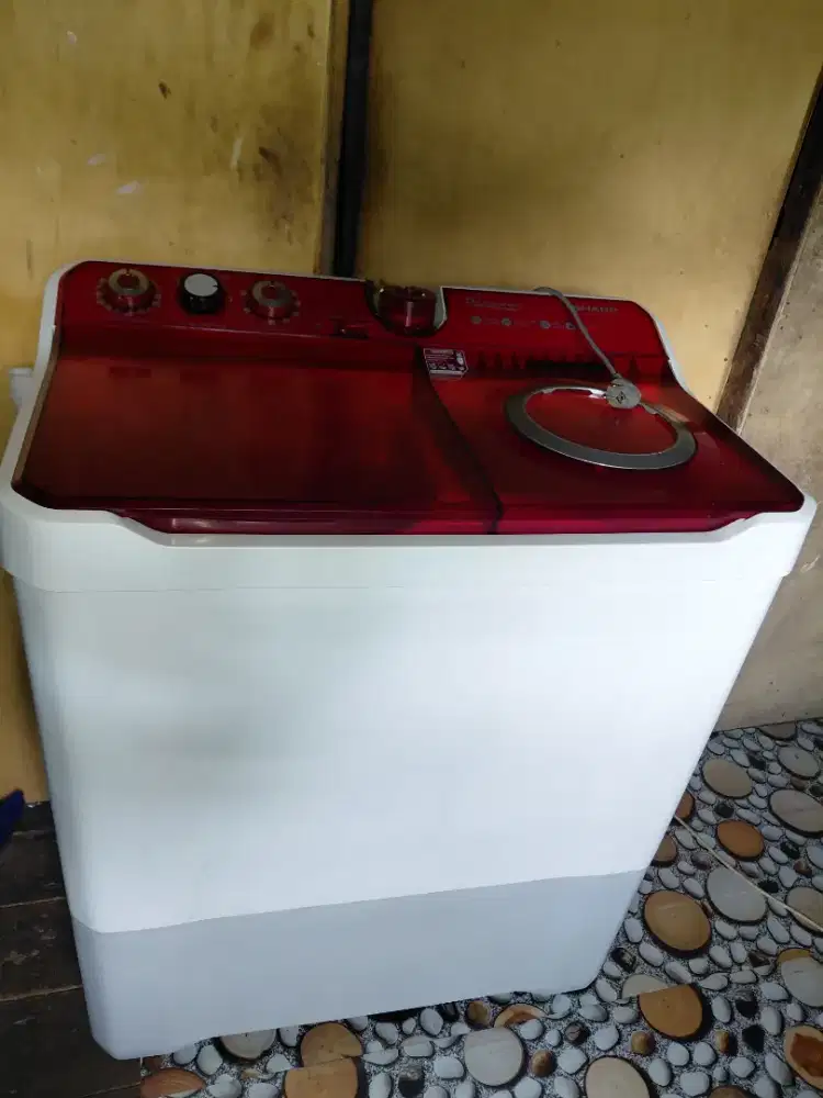 Mesin cuci sharp 14 kg jumbo besar tahun 2023 kondisi kencang 100%.