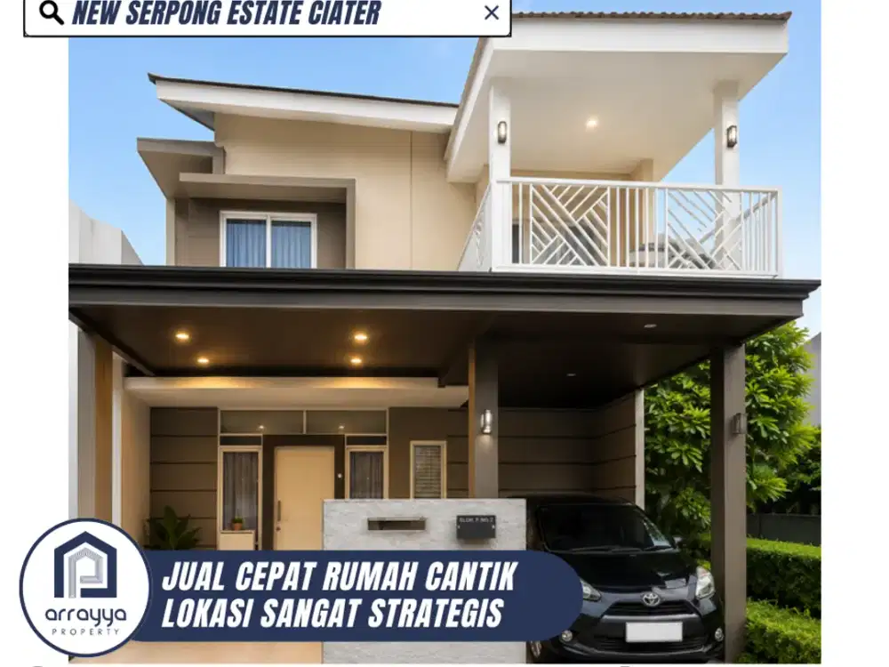 DIJUAL RUMAH CANTIK SIAP HUNI DI SERPONG ESTATE (EN703)