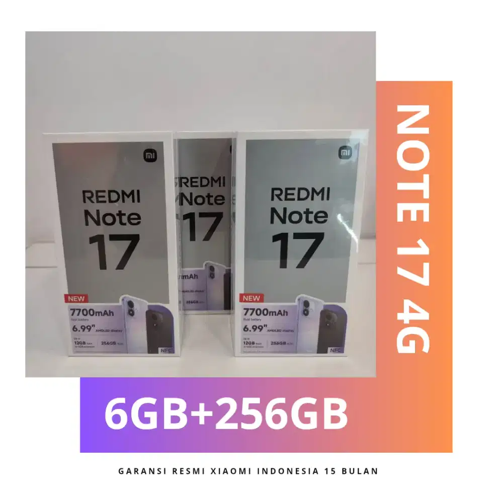 Redmi Note 17 Garansi Resmi Indonesia