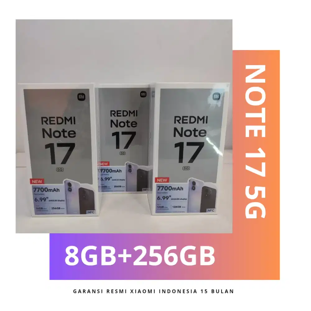Redmi Note 17 5G Garansi Resmi Indonesia