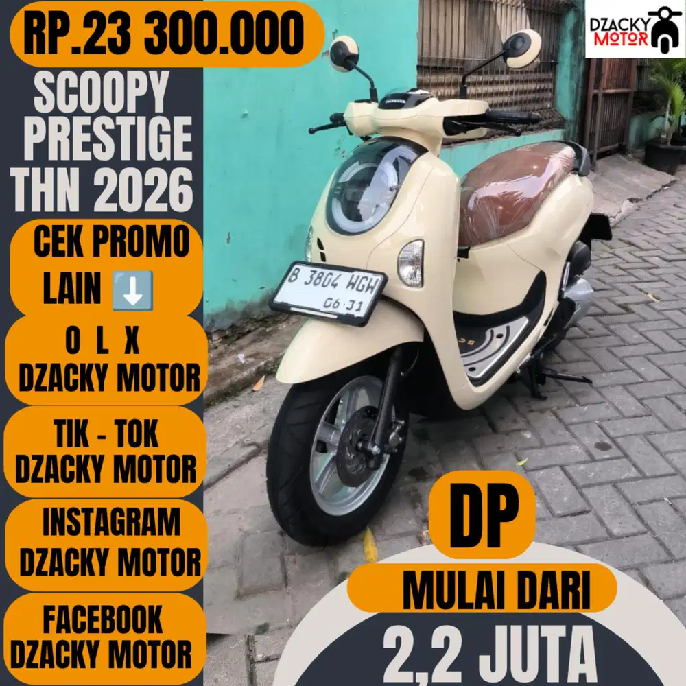 SCOOPY PRESTIGE 2026 SECOND LIKE' NEW