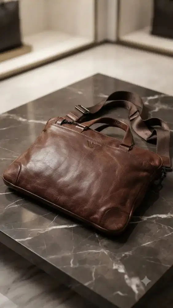 Tas Giorgio Armani Authentic kulita asli