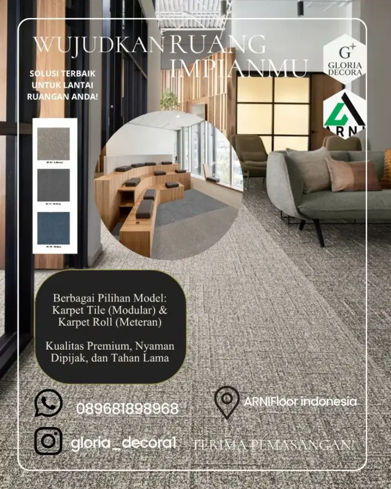 Karpet Roll Meteran (Imperial)- Solusi Lantai Luas, Elegan & Nyaman