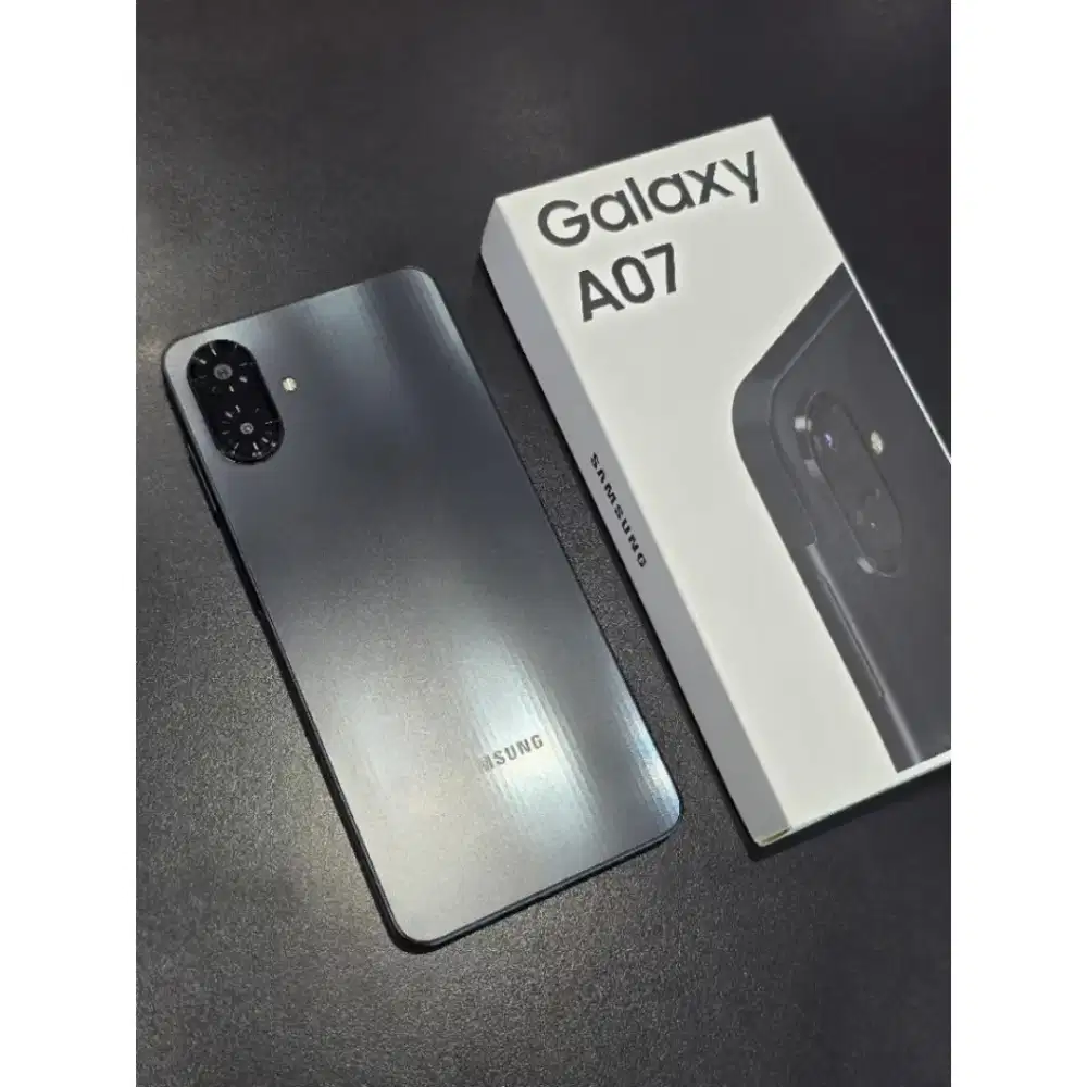 Samsung A07 Black