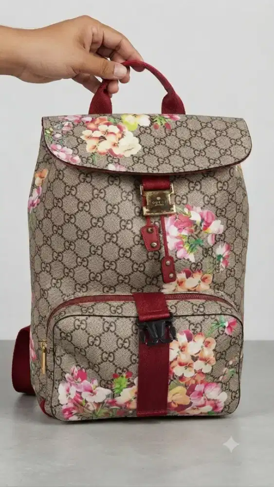 Tas Back Pack Wanita Gucci Bloom Flona