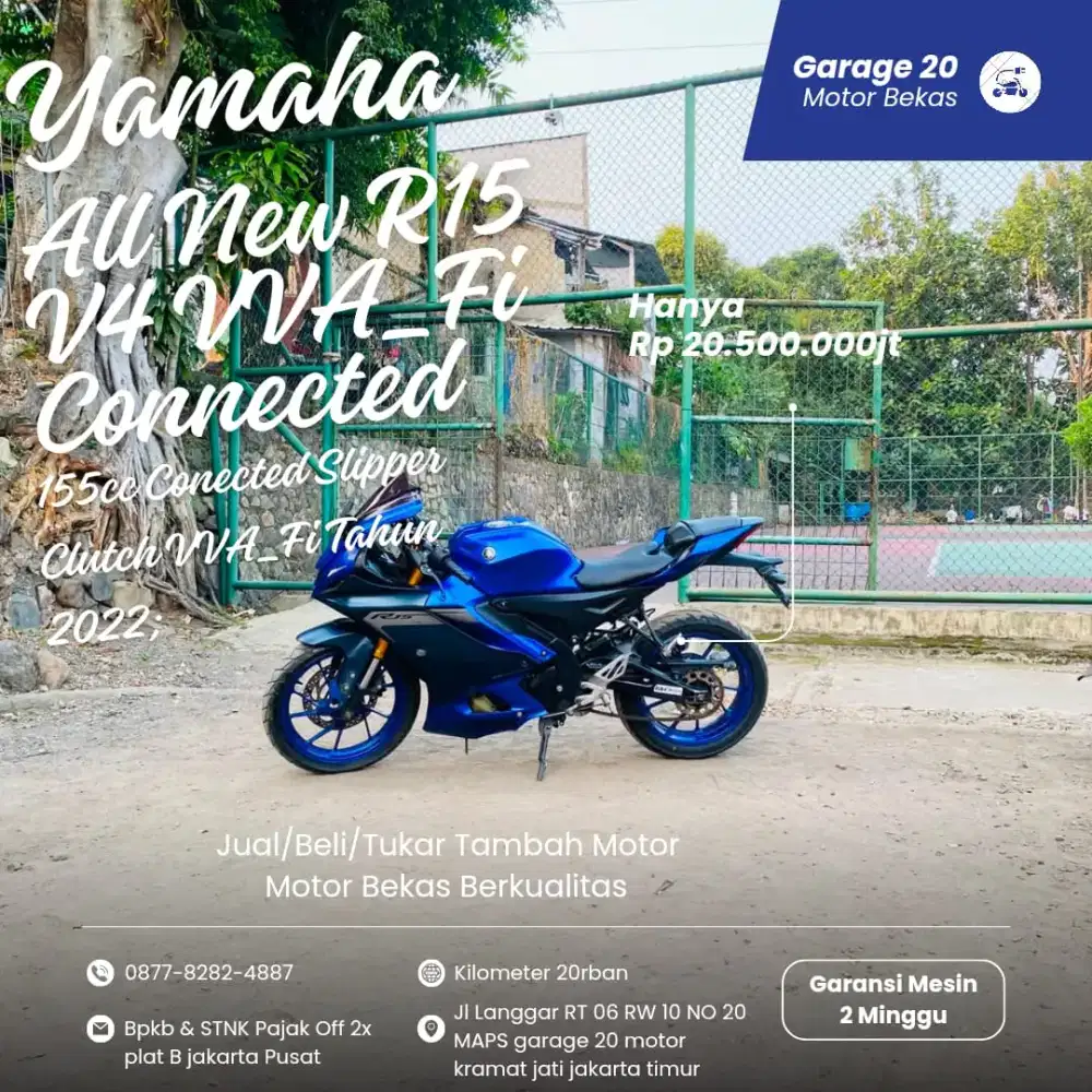 Yamaha All New R15 V4 VVA_Fi Sliper Clutch Tahun 2022