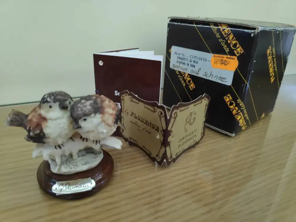 Pajangan Patung Burung dari Florence - Souvenir Italy