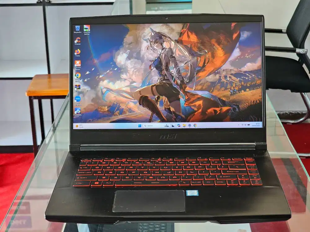MSI GF63 8RC Intel Core i7 Gen 8 Ram 8 GB SSD 512 GB Nvidia GTX 1050 S