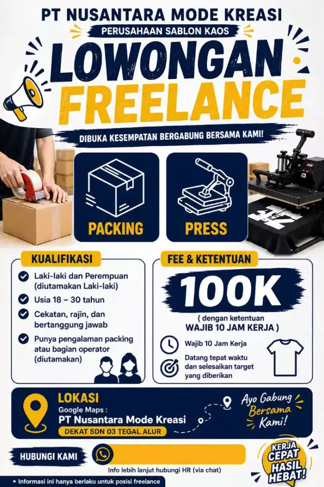 Lowongan Kerja Freelance