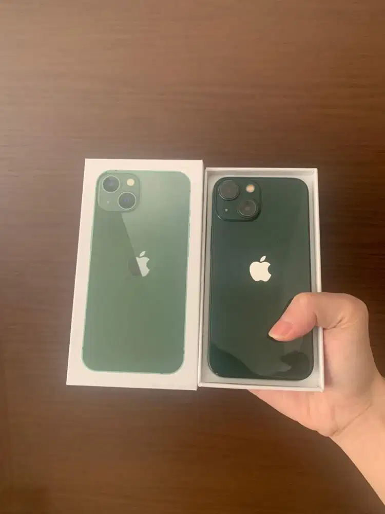 iPhone 13 Mini Green 128GB No Minus Siap Pakai