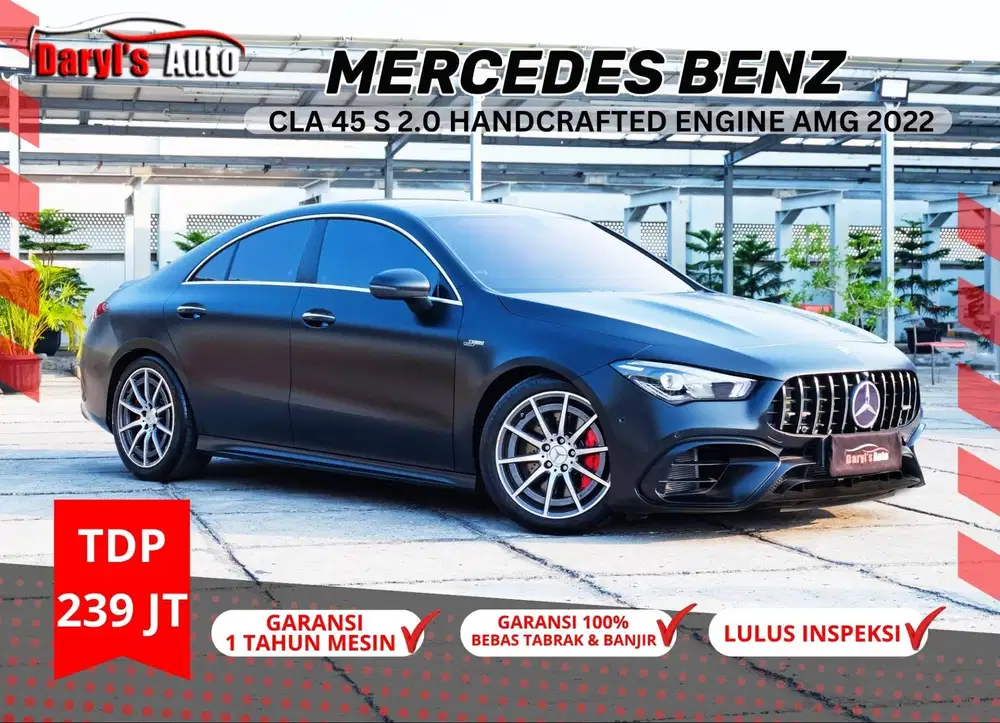 2022 MERCEDES BENZ CLA45 S 2.0 HANDCRAFTED ENGINE AMG KM 2Rb TDP 239JT