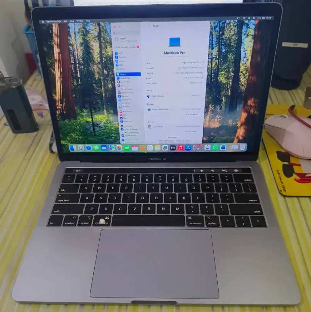 Macbook pro 2019 13 Ram 8/256 GB