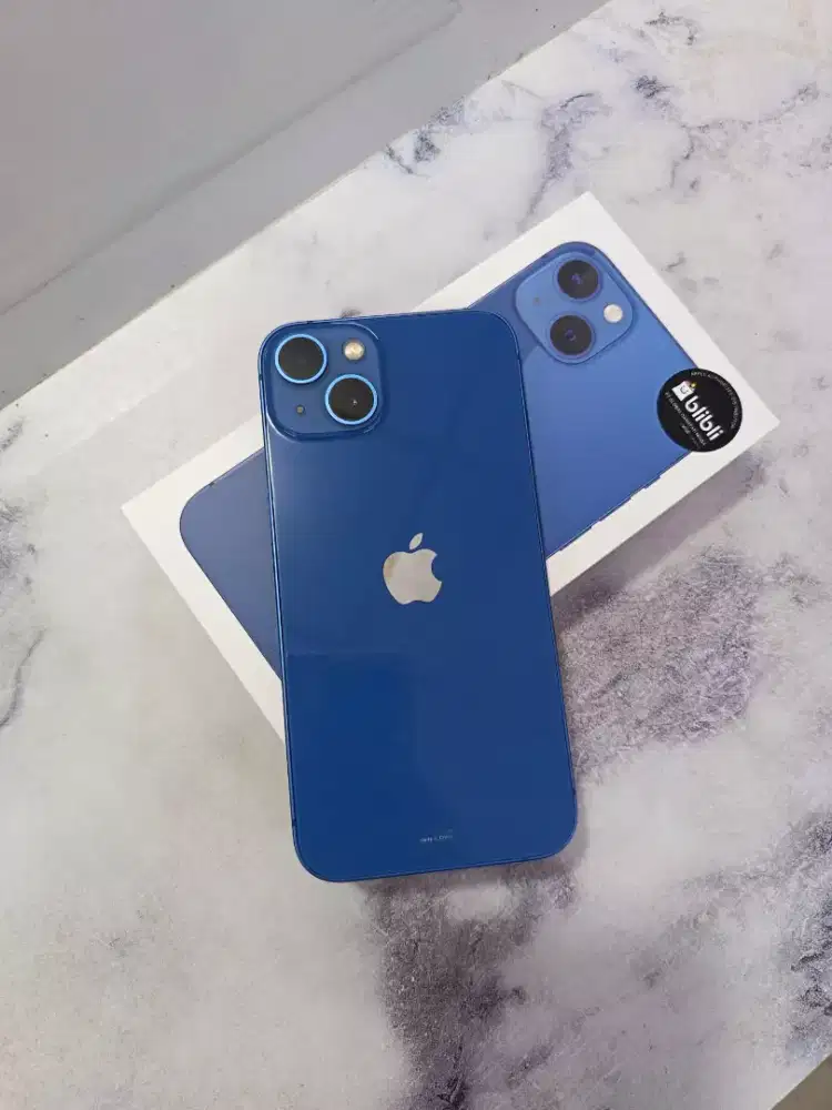 iphone 13 128GB biru resmi lengkap