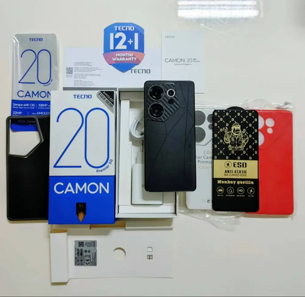 Tecno Camon 20 Premier 5G 8/512 Mulus Fullset DImensity 8050
