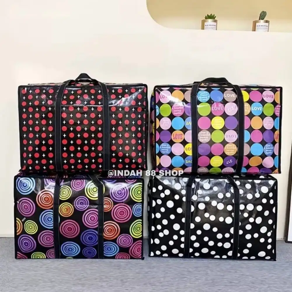 Tas Laundry Baju Kotor / Tas Karung Jumbo / Tas Baju Selimut Sprei Tal