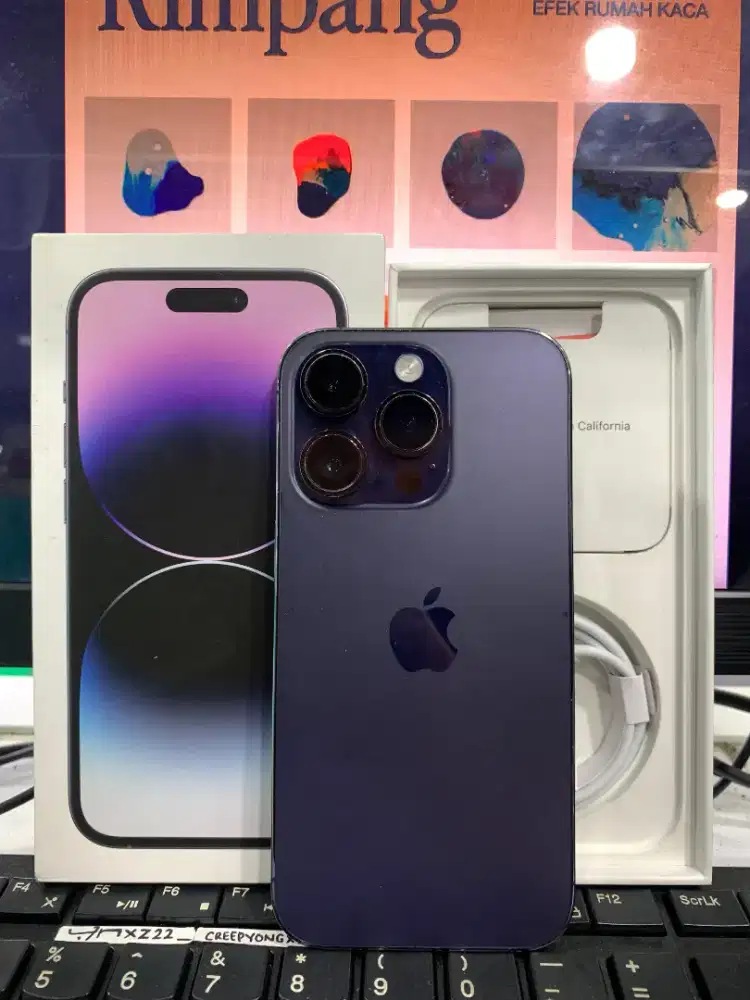iPhone 14 Pro 128GB Deep Purple Regist Becuk