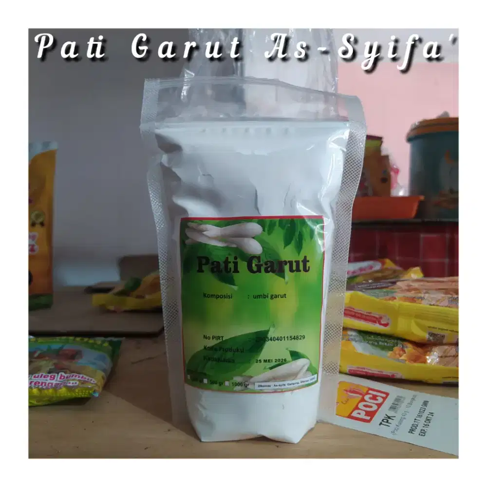 Tepung Pati Garut 100% Asli