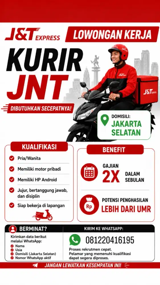 LOKER KURIR J&T XPRESS