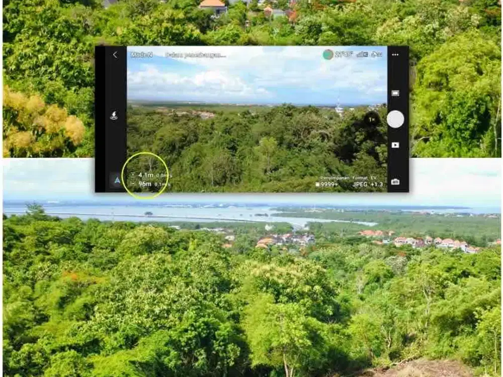 Tanah 200 m2 view ocean sangat langka