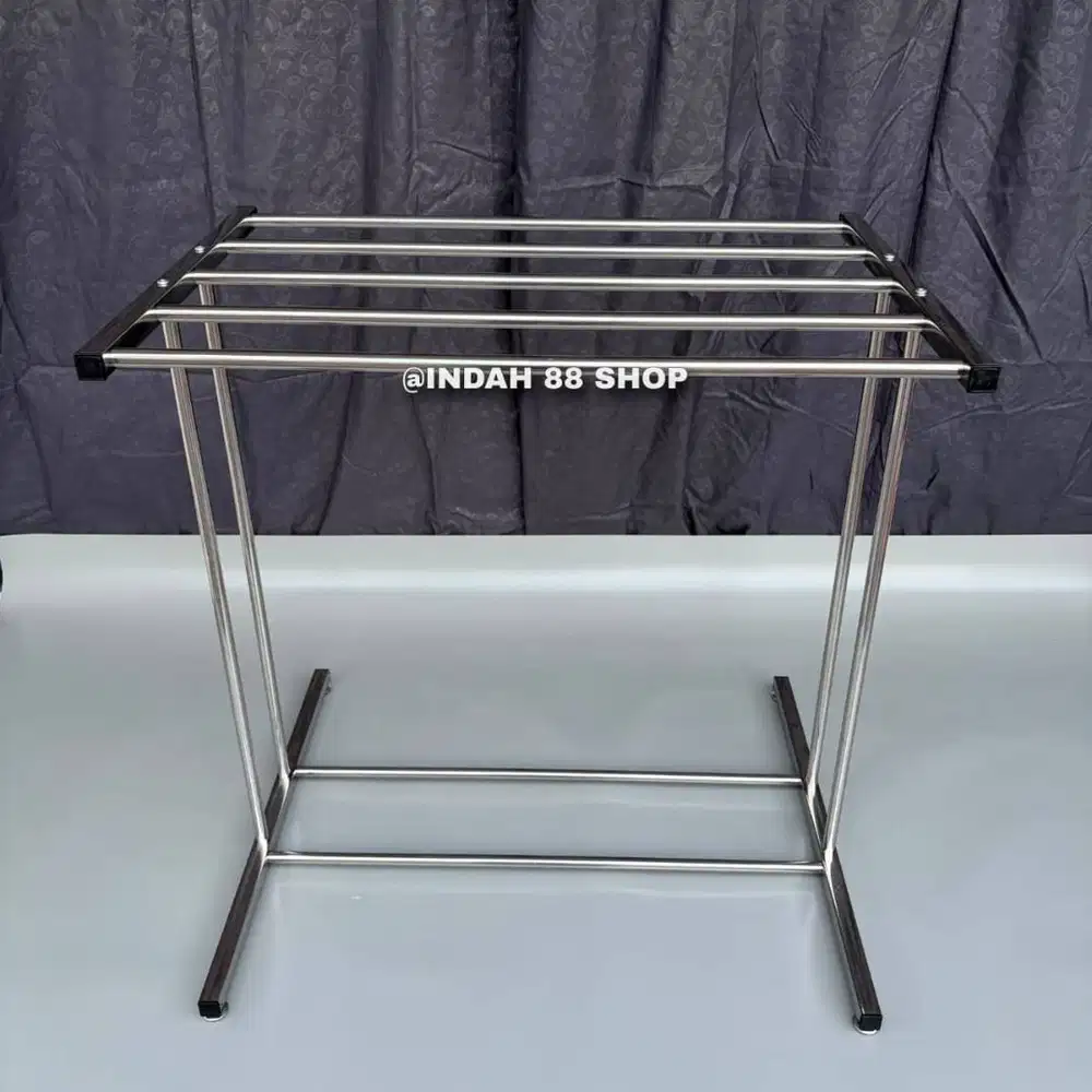Rak Jemuran Handuk Stainless 5 Palang
