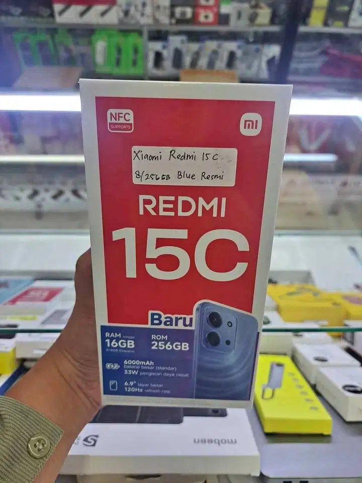 Xiaomi Redmi 15C 8/256GB Blue New Segel  Garansi Resmi