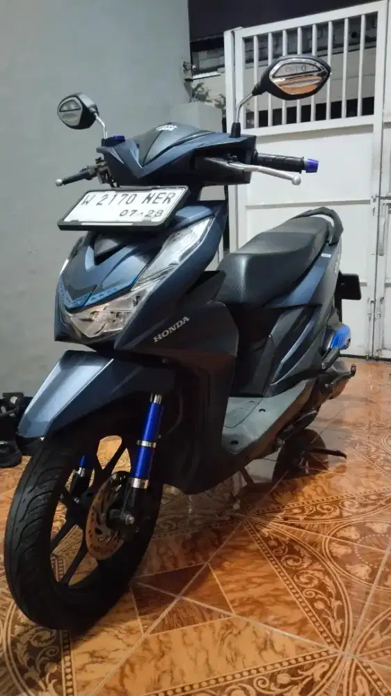 Honda Beat Deluxe 2023 Matte Blue